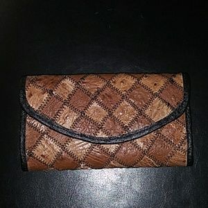 New Beautiful Exotic Hand Crafted. Leather Wallet